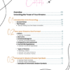 content table of Sahar Palmer's e-book on Your Dreams Decoded