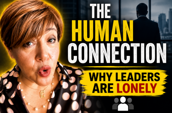 Sahar Huneidi Palmer explores leadership loneliness, human connection, self-awareness and authentic leadership in today's AI-driven workplace.