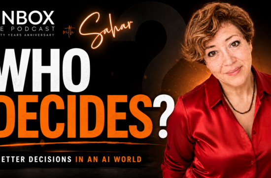 Sahar Huneidi Palmer on Unbox The Podcast exploring how to make better decisions through self-awareness, logic and intuition.